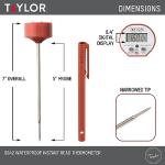 Taylor Waterproof Digital Instant Read Cooking Thermometer
