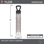 Taylor Precision Stainless Steel Candy/Fry Thermometer