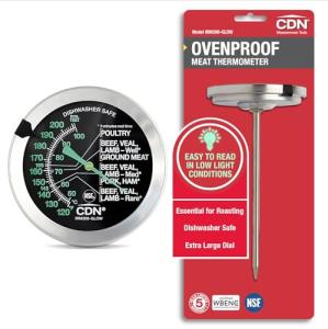 CDN ProAccurate Ovenproof Meat Thermometer - Black