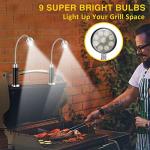 Set of 2 Magnetic BBQ Grill Lights