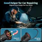 Rechargeable LED Torch with Magnetic Base for Camping