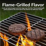 Sunnydaze 36-Inch Steel Outdoor Fire Pit and Grill