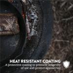 21.5in Alloy Steel Wood Burning Fire Pit