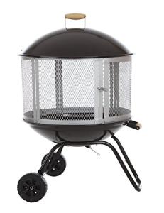 Fire Sense 28" Bessemer Rolling Patio Fire Pit