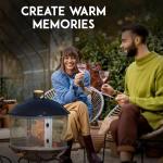 Fire Sense 28" Bessemer Rolling Patio Fire Pit