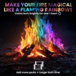 Vibrant Color Fire Packets for Outdoor Fun