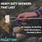 Roast'Em! 5 Campfire Skewers for Sausages and Marshmallows