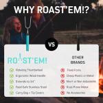 Roast'Em! 5 Campfire Skewers for Sausages and Marshmallows