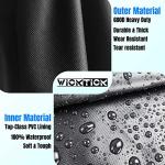 WICKTICK 28" Waterproof Fire Pit Cover for Yukon