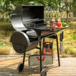 Royal Gourmet Charcoal Grill Offset Smoker with Cover