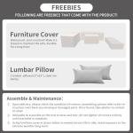 6-Piece Outdoor Patio Furniture Set with Fire Table