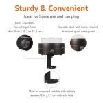 14-Inch Portable Round Fire Pit for Patios