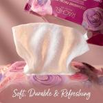 Rachel Roy Cleansing Makeup Remover Wipes - 120 Pcs