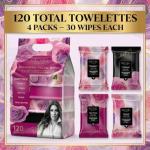 Rachel Roy Cleansing Makeup Remover Wipes - 120 Pcs