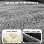 Gryalzes Modern 3-Seater Sofa with LED Lights