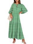 ANRABESS Women's Boho Floral Maxi Dress