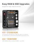 BOSGAME E4 Mini PC with Ryzen 5 and 16GB RAM