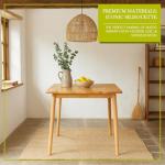 Nicholas Winter Square Rustic Wooden Dining Table