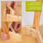 Nicholas Winter Square Rustic Wooden Dining Table