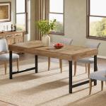 Tribesigns Rustic Farmhouse Dining Table for 4-6