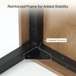 Tribesigns Rustic Farmhouse Dining Table for 4-6