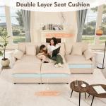 Litbird U-Shaped 3-Seater Modular Sofa Set