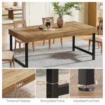 Tribesigns Rustic Farmhouse Dining Table for 4-6