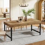 Tribesigns Rustic Farmhouse Dining Table for 4-6