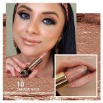 OULAC Metallic Shine Glitter Lipstick - Sahara Gold
