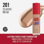 Rimmel 35Hr Foundation 201 Classic Beige, Full Coverage
