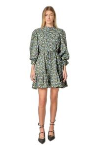Floral Print Smock Mini Dress for Women