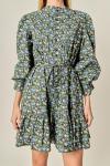 Floral Print Smock Mini Dress for Women