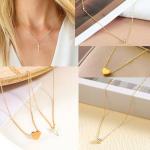 IXNEOP Women's Golden Jewelry Set Bundle