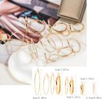 IXNEOP Women's Golden Jewelry Set Bundle