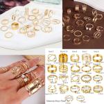 IXNEOP Women's Golden Jewelry Set Bundle