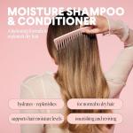 Moisture Shampoo and Conditioner Set for Frizzy Hair