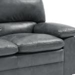Bravich Grey Faux Leather 2-Seater Sofa