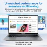 Lightweight 15.6" Full HD Windows 11 Laptop