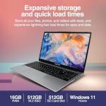Lightweight 15.6" Full HD Windows 11 Laptop