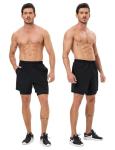 Naarts Men's Quick Dry 2-in-1 Running Shorts