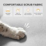 COMHOMA 3-Seater Adjustable Fabric Sofa Bed