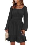 ANRABESS Women's Flowy A-Line Dress for Fall