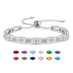 ETERMOL Birthstone Adjustable Bracelet for Women