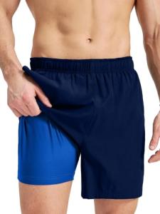 EIGIOO Men’s 2-in-1 Quick Dry Running Shorts