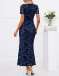 Summer Floral Bodycon Maxi Dress for Weddings