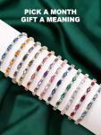 ETERMOL Birthstone Adjustable Bracelet for Women