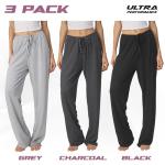 3 Pack Women's Ultra Performance Pajama Pants