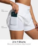 BRXL Women's 2-in-1 High Waisted Running Shorts