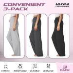 3 Pack Women's Ultra Performance Pajama Pants