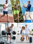 EIGIOO Men’s 2-in-1 Quick Dry Running Shorts